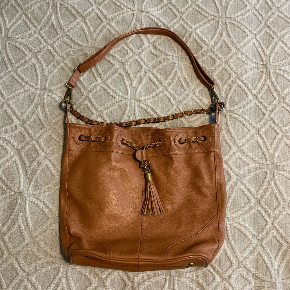 Rachel Zoe Tan Leather Hobo Bag